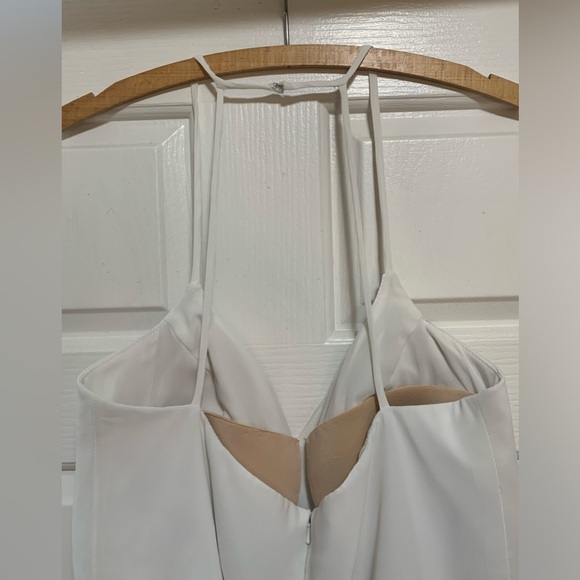 Hayley Paige Bridal Wedding Chiffon Jumpsuit Style 5710 Ivory - Picture 5 of 11